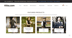 Desktop Screenshot of kilts.com